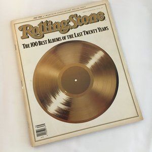 August 1987 Rolling Stone Magazine Vintage Magazine Collectible Gift Idea Ads